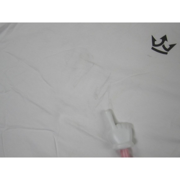 TatDaddy Shirt Mens Large White Virgin Mary Guadalupe Roses Graphic Tee Logo - Picture 3 of 12